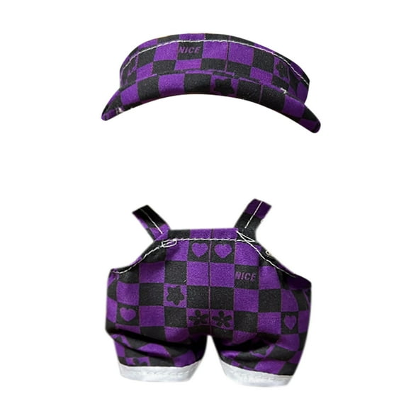 Lolynie Trendy Red Streetwear Set For 17Cm Doll, Fashionable Doll Clothes For Play And Display