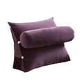 thumbnail image 1 of Lolynie Triangular Headboard Bolster Pillow - Dorm Bed Backrest Cushion, Comfortable Support For Sitting, 1 of 3
