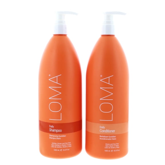 LOMA Daily Shampoo, 33.8 oz-LOMA Daily Conditioner, 33.8 oz Duo Set