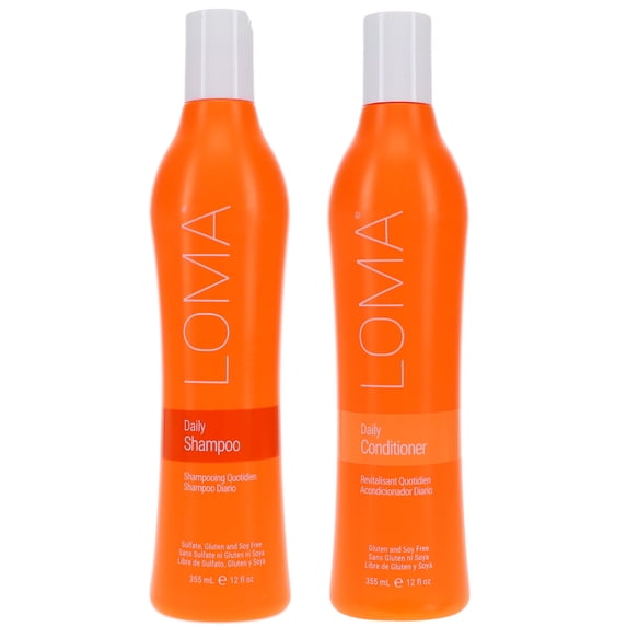 Loma Daily Shampoo 12 oz & Daily Conditioner 12 oz Combo Pack