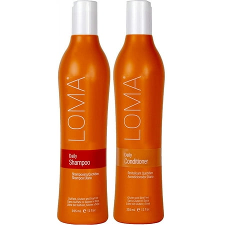 Loma Daily Shampoo 12 oz and Daily Conditioner 12 oz