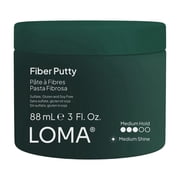 Loma Fiber Hair Putty, Medium to Firm Hold Hair Styling Putty, Orange Tangerine Scent, 3 fl oz