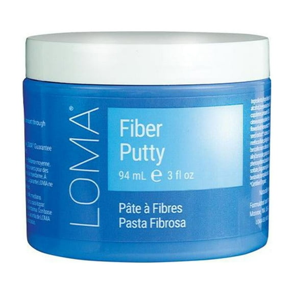 Loma Fiber Hair Putty, Medium to Firm Hold Hair Styling Putty, Orange Tangerine Scent, 3 fl oz