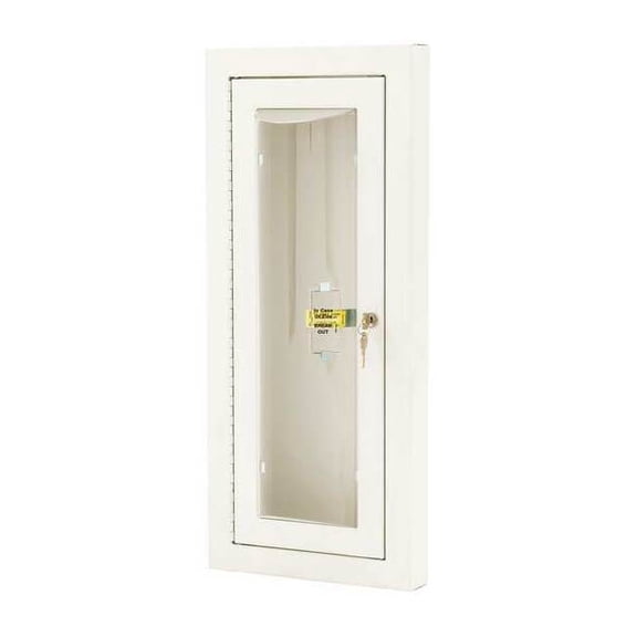 Fire Extinguisher Cabinet, Semi Recessed, 26 3/4 in Height, 10 lb 7322-BB