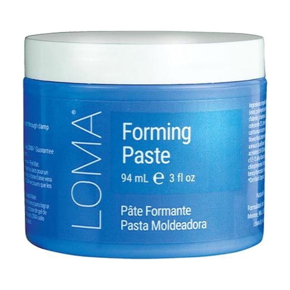 Loma Forming Hair Paste, Maximum Hold Hair Clay for All Hair Types, Matte Finish, 3 fl oz
