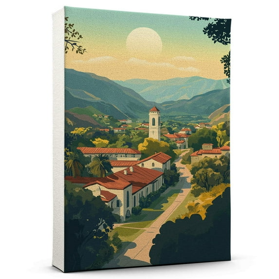 Loma Linda Canvas, Travel Canvas, City Prints Wall Decor, California Canvas Decor, Loma Linda Travel Canvas, California Canvas - 106AZ790