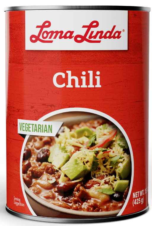 Loma Linda Plant-Based Chili in 15 oz Can