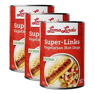 Loma Linda - Plant-Based Meats (Super Links (15 oz.), 3 Pack)