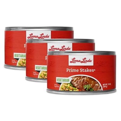 Loma Linda - Plant-Based - Prime Stakes (13 oz.) (Pack of 3)