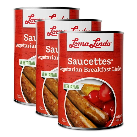 Loma Linda - Plant-Based - Saucettes (15 oz.) (Pack of 3)
