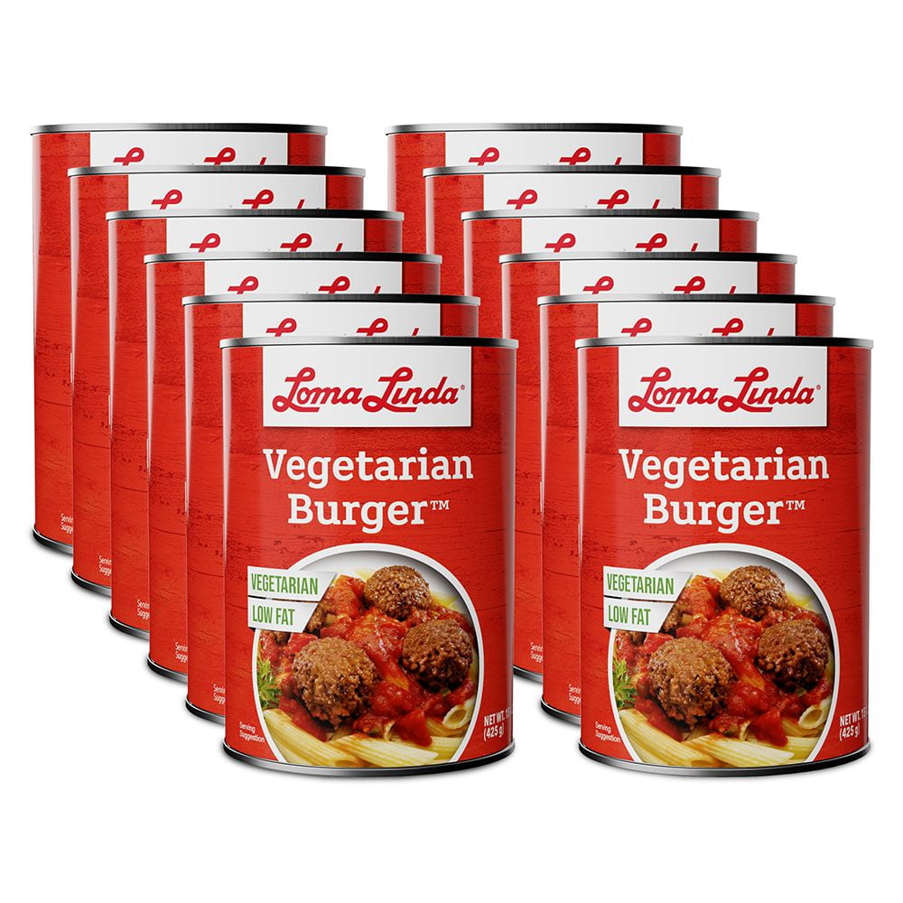 Loma Linda - Plant-Based - Vegetarian Burger (15 oz.) (Pack of 12)