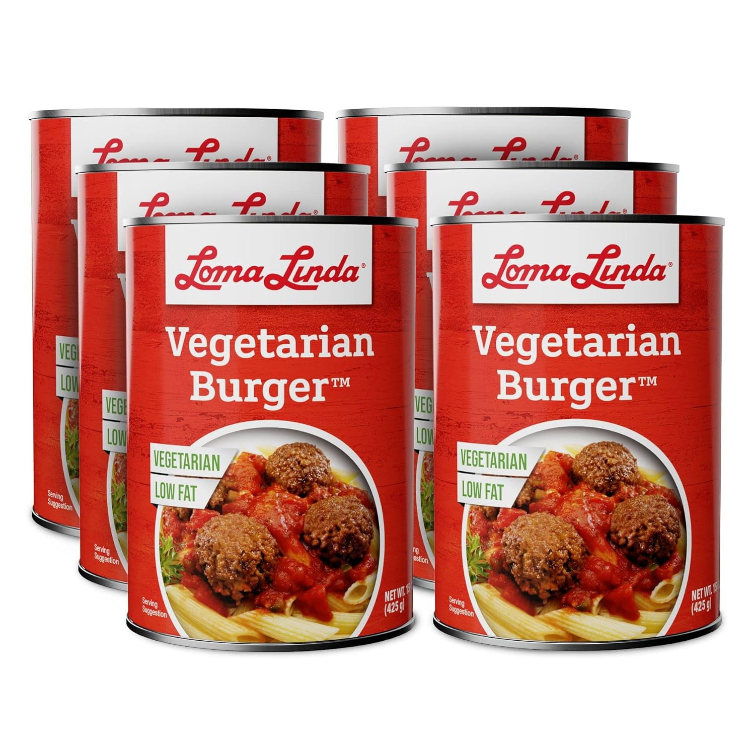 Loma Linda - Plant-Based - Vegetarian Burger (15 oz.) (Pack of 6)