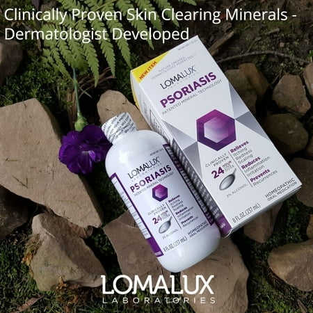 Loma Lux Psoriasis Formula - Clinically Proven Natural Skin Clearing Minerals - Dermatologist Developed