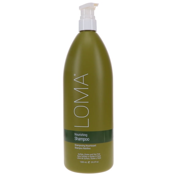 Loma Nourishing and Moisturizing Shampoo for Dry & Chemically-Treated Hair, Sulfate Free, 33.8 fl oz