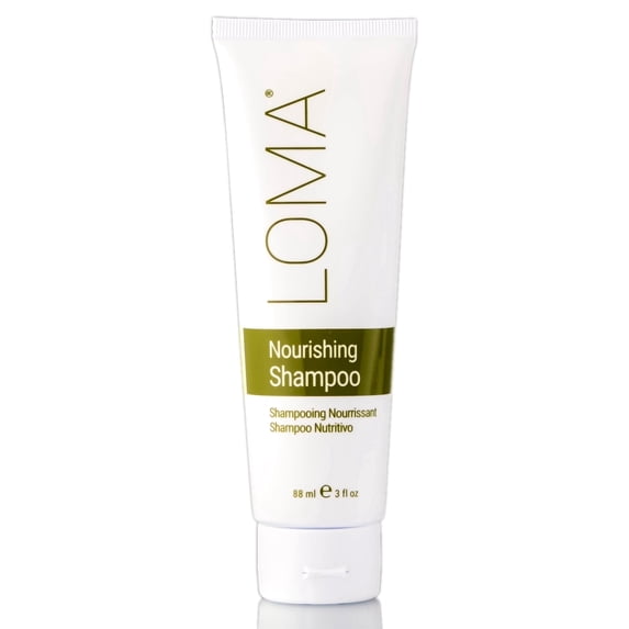 Loma Nourishing and Moisturizing Shampoo for Dry & Chemically-Treated Hair, Sulfate Free, 3 fl oz