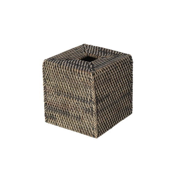 Kouboo Square Honey-Brown Rustic Naturally Grown Rattan Facial Tissue Covers