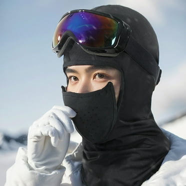 Lomaiwei Magnetic Ski Mask - Thickened & Fluffy For Winter, Windproof & Warm For Outdoor Cycling & Motorcycles