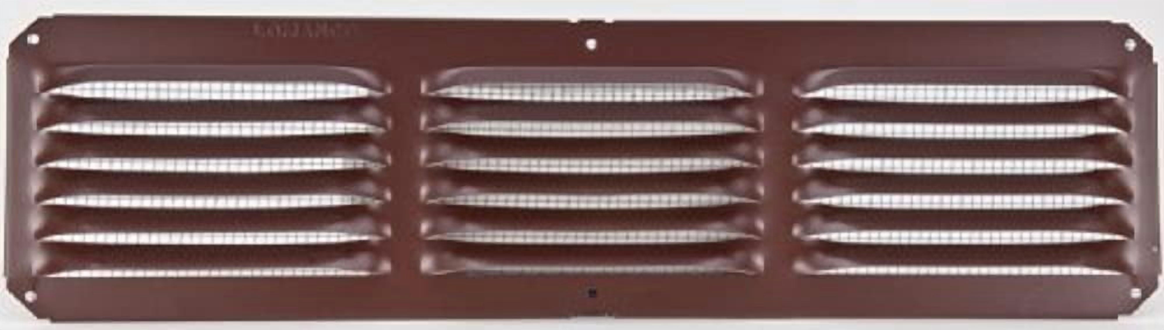 Lomanco 16in. X 4in. Brown Undereave Vent  C416BR - Pack of 12