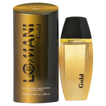 Lomani Men's Gold EDT 3.3 oz Fragrances 3610400001025