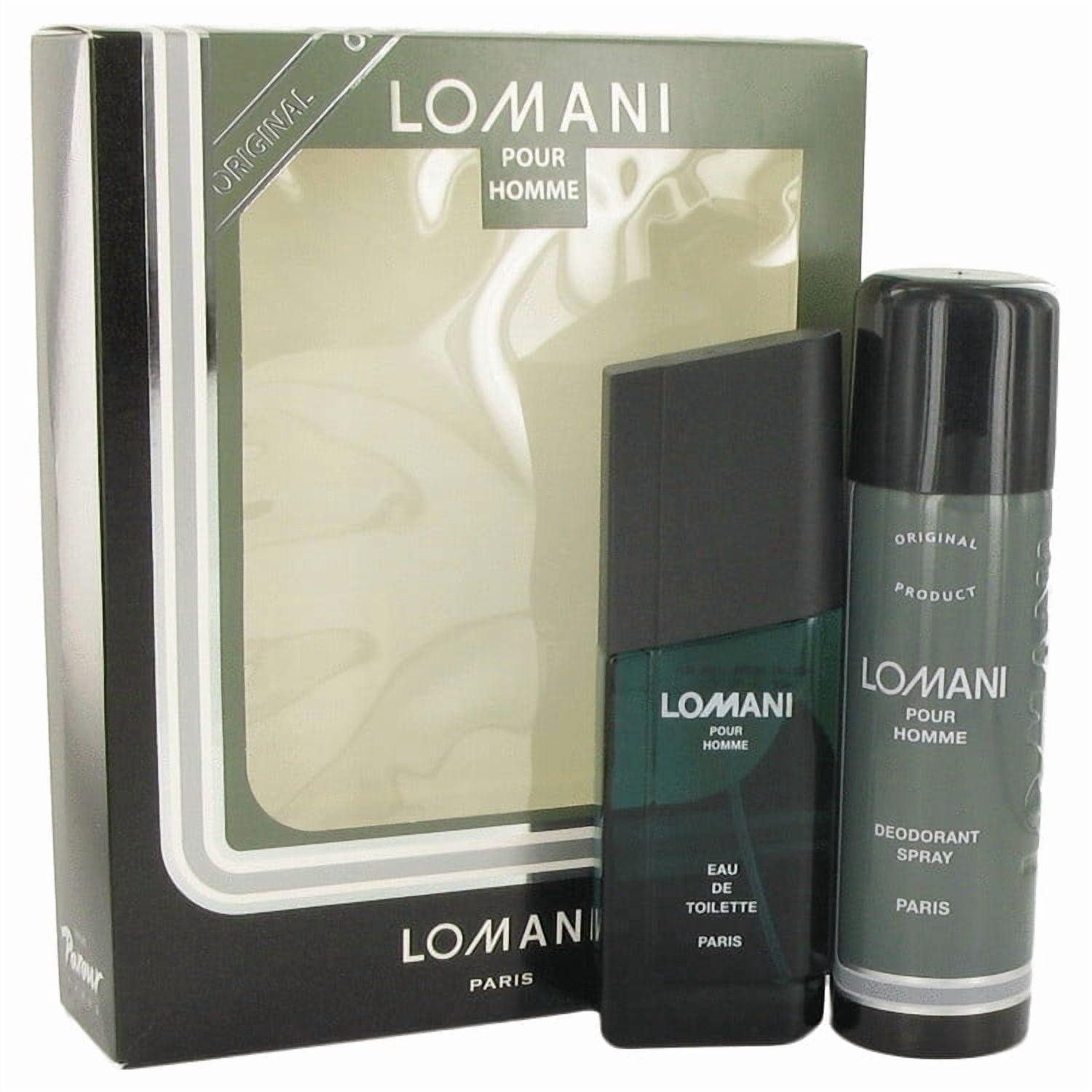 Lomani LOMANI Gift Set -- 3.4 oz Eau De Toilette Spray + 6.7 oz