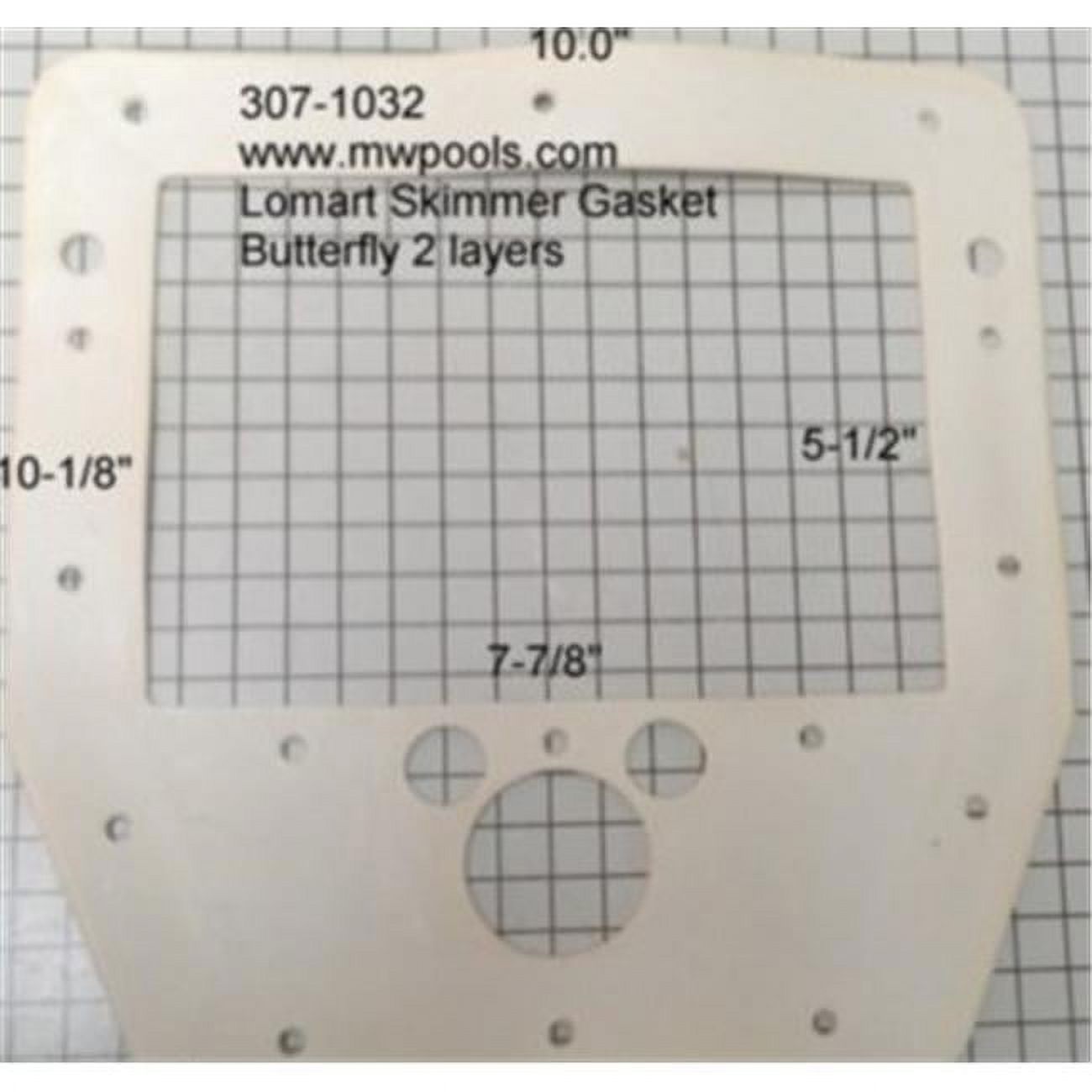 Lomart 3071032 Pools Skimmer UGasket Butterfly 2Layer, Innovative