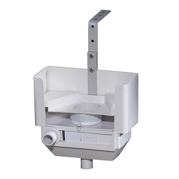 Lomart 54006006 Over The Wall Skimmer White with Vac Adapter 5-4006-006