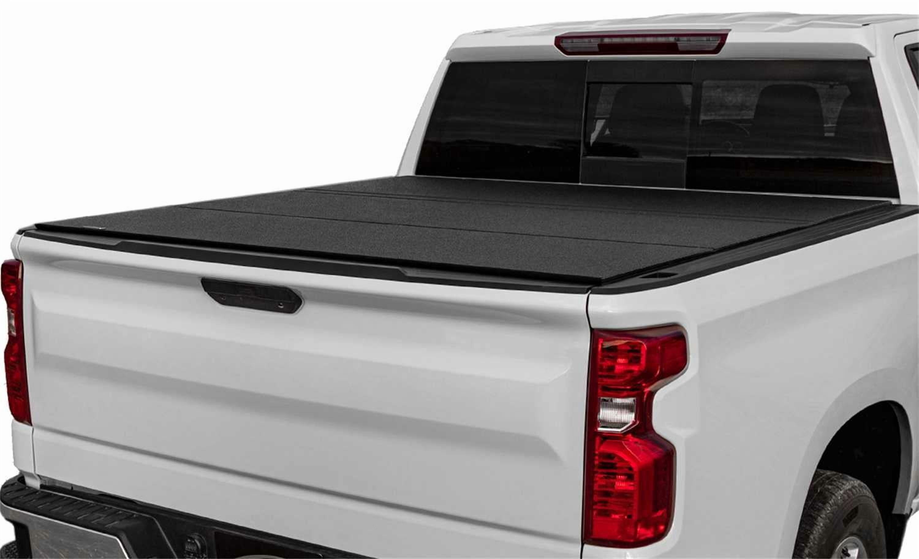 ACI LED Lights B5020109 LOMAXTM Hard Tri-Fold Cover, Carbon Fiber Finish Single Rail w/Carbon