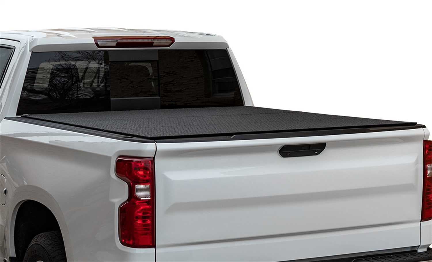 ACI LED Lights B0050099 LOMAXTM Professional Series Tonneau Cover, Diamond Plate Finish Single Rail