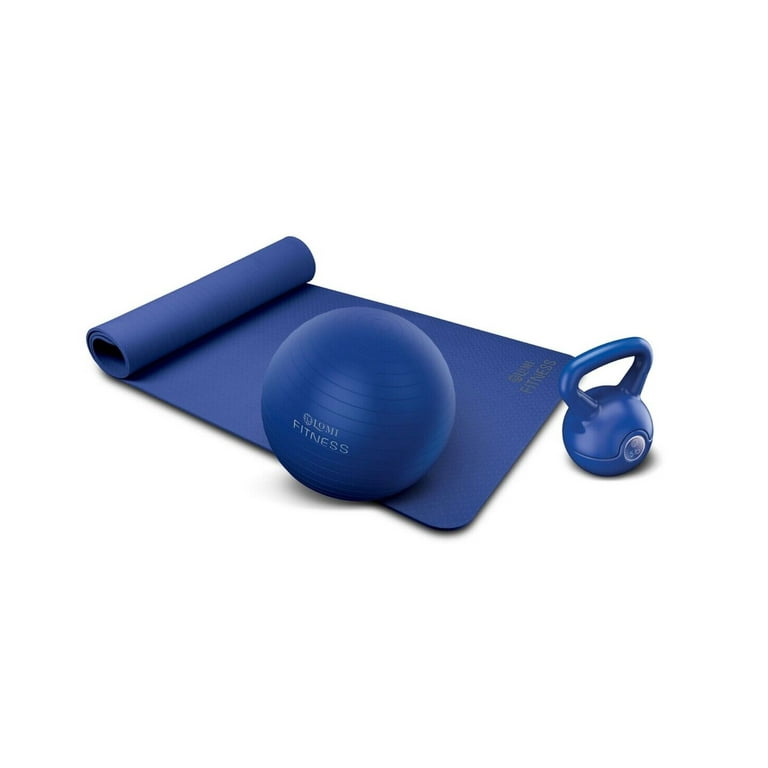 Lomi Fitness 3-in-1 Ultimate Workout Set - 3-Piece, Blue