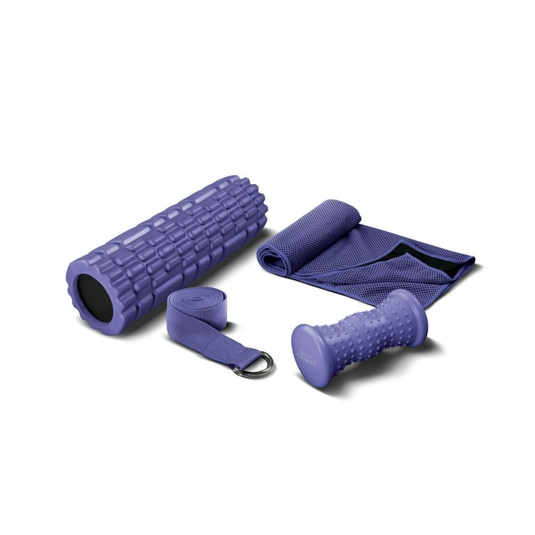 Lomi Fitness Recovery Kit 4-Piece Home Fitness Set, Purple