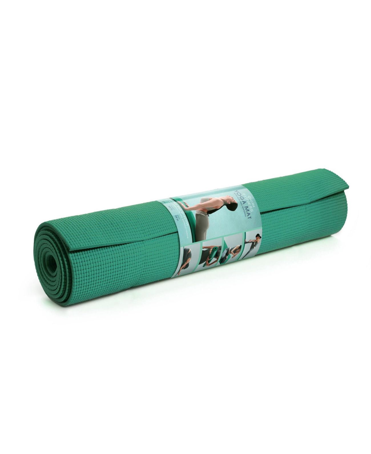 Lomi Fitness Yoga Mat with Slip Free Material, Emerald 68in X 24in