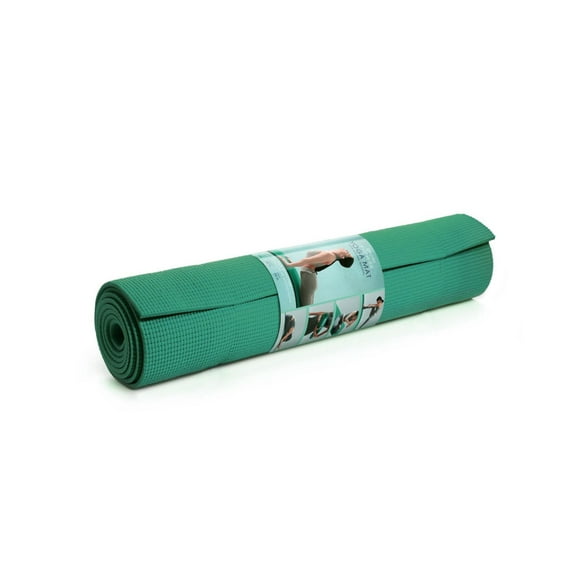 Lomi Fitness Yoga Mat with Slip Free Material, Emerald 68in X 24in