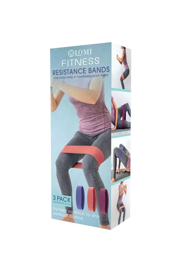 Resistance Band Set, 3 Pieces – Pink