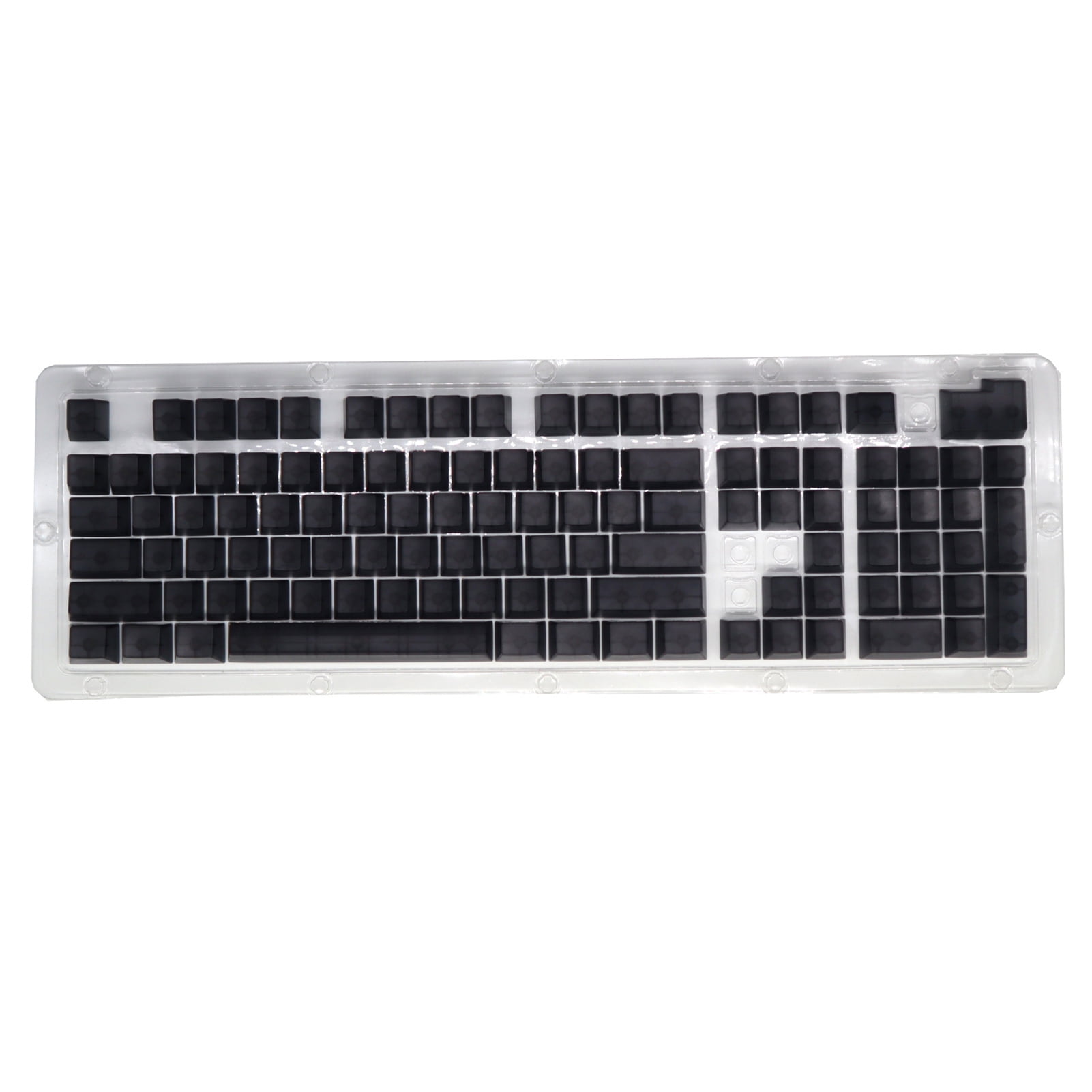 Walbest 104Pcs Universal PBT Translucent Keycaps for Mechanical Keyboard, 1  set Wear-Resistant Backlight PBT Key Caps, Key Caps Replacement Keyboard  Accessories 