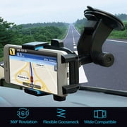 Lomubue Rotating Vehicle Windshield Mount Suction Car Phone Holder Bracket Cradle Stand