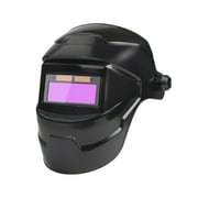 Lomubue Solar Powered Welding Helmet Auto Darkening LCD Clear Welding Shield Grinding Hood Safety Gear