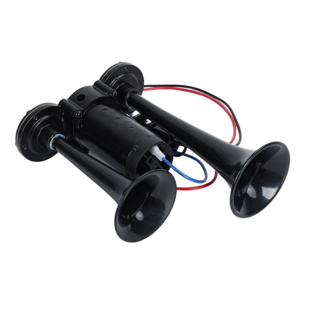 Lomubue Super Loud Dual Electric Air Horns Kit with Compressor