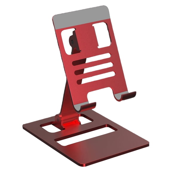 Lomubue Tablet Holder Foldable Height Adjustable Non-slip Aluminum Alloy Heavy Duty Desktop Mobile Phone Stand Tablet Accessories