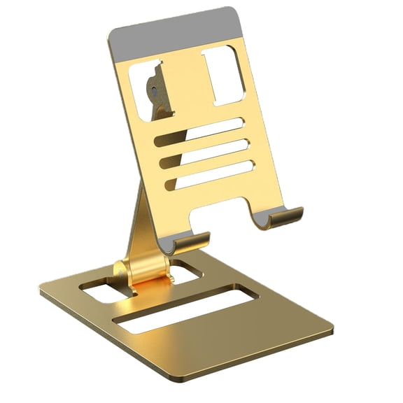 Lomubue Tablet Holder Foldable Height Adjustable Non-slip Aluminum Alloy Heavy Duty Desktop Mobile Phone Stand Tablet Accessories
