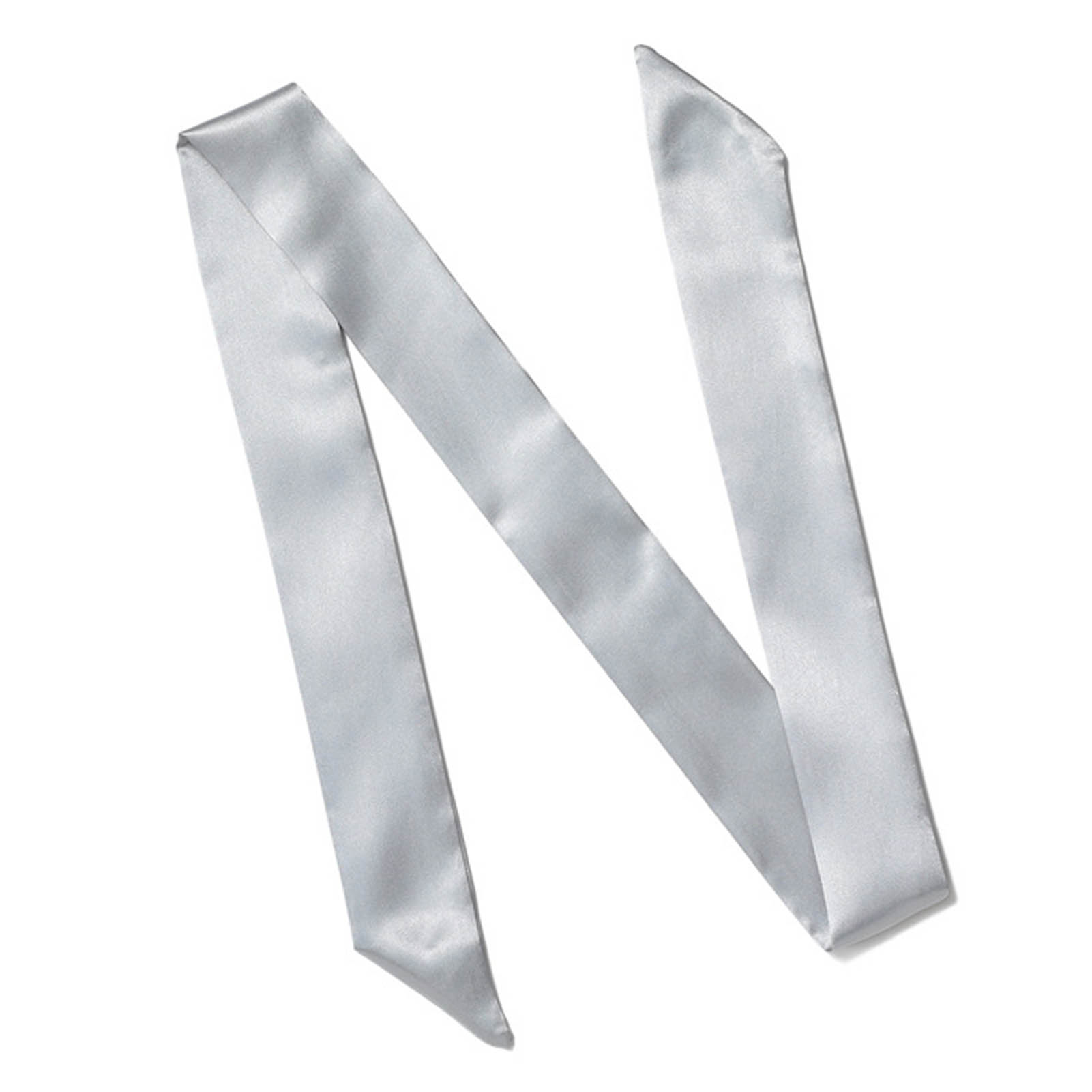 Lomubue Thin Soft Head Ribbon Imitation Silk Scarf Long Style ...