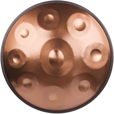 Lomuty 9 Notes 22 inches Professional Hand Pan in Minor D Steel Drum Percussion Instrument