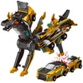 thumbnail image 1 of Lomyolo 2-in-1 Collision Transforming Dinosaur Toys Magnetic Cars Convertible Robot Toys for Kids Dino Car Toddler Fun Christmas Birthday Gift for Age 3-12 Years Boys (Golden Dragon), 1 of 7
