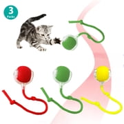 Lomyolo 3-PACK Interactive Cat Toys - 2026 New Motion Activated Automatic Rolling Cat Ball with 360° Smart Movement &amp; Obstacle Avoidance Rechargeable Speedy Stimulation Pet Toy for Cats and Dogs
