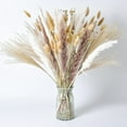 thumbnail image 1 of Lomyolo 85PCS Natural Dried Pampas Grass Bouquet,Boho Home Decor Bouquet, Phragmites Dried Flowers,Bouquet for Wedding Floral Arrangements Home Decorations, 1 of 6