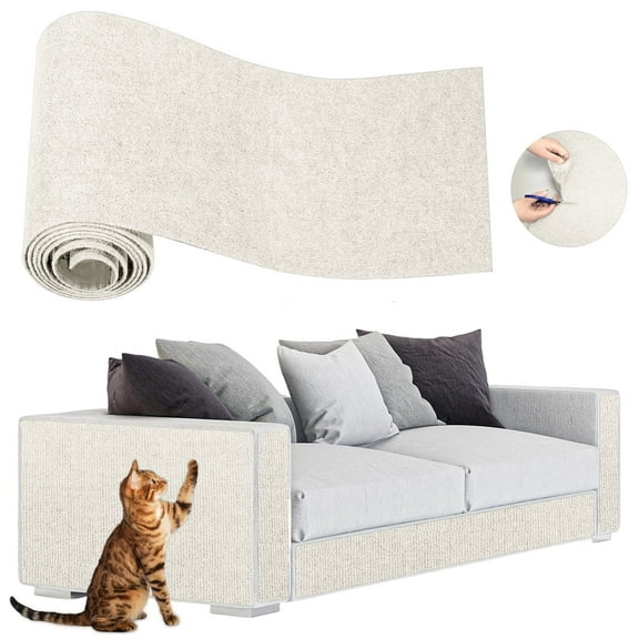 Lomyolo Cat Scratching Pads Furniture Couch Protector from Cats Scratching Self-Adhesive Sofa Couch Protector from Cat Claws