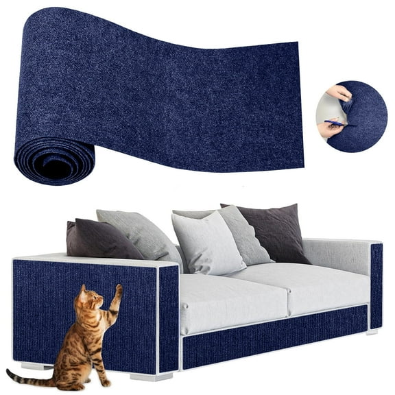 Lomyolo Cat Scratching Pads Furniture Couch Protector from Cats Scratching Self-Adhesive Sofa Couch Protector from Cat Claws