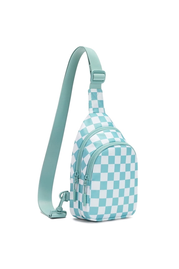 Sling Bag Crossbody Bag Fanny Pack Women 2025 Cute Chest Bag- Valentines Day Birthday Christmas Gifts for 4 5 6 7 8 9 10 11 12 13 Year Old Teens Daughter - Blue