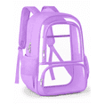 thumbnail image 1 of Lomyolo Clear Backpack for School Boys Girls Adult Transparent Bookbag with Reinforced Straps & 400D Oxford Fabric, Large Capacity Heavy Duty Backpack for Travel, Security, Work, College, Men & Women, 1 of 8