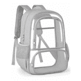 thumbnail image 1 of Lomyolo Clear Backpack for School Boys Girls Adult Transparent Bookbag with Reinforced Straps & 400D Oxford Fabric, Large Capacity Heavy Duty Backpack for Travel, Security, Work, College, Men & Women, 1 of 8