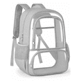 thumbnail image 1 of Lomyolo Clear Backpack for School Boys Girls Adult Transparent Bookbag with Reinforced Straps & 400D Oxford Fabric, Large Capacity Heavy Duty Backpack for Travel, Security, Work, College, Men & Women, 1 of 8